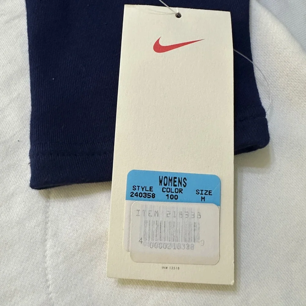 NWT VTG Nike Court 1/4‎ Zip Pullover Sweatshirt Womens M Colorblock Tennice Y2K